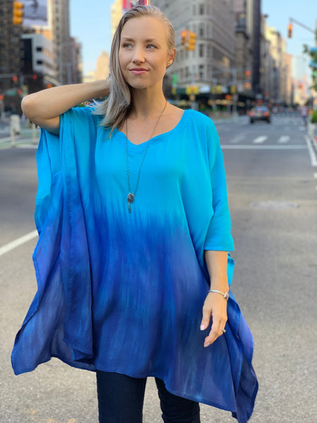 Turquoise sea tunic