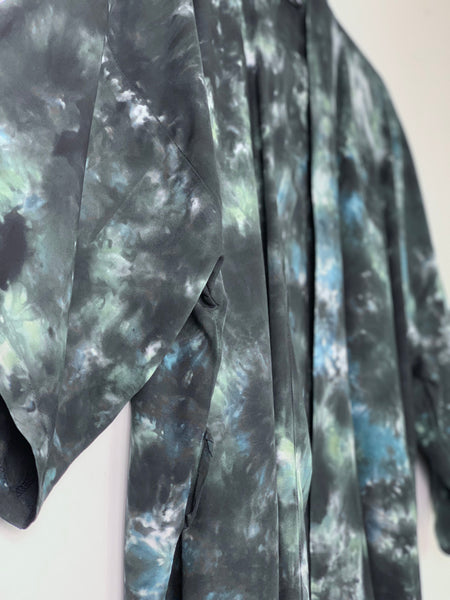 Sunlit forest kimono robe