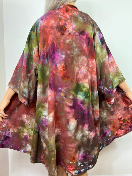 Kimono robe (storm clouds)