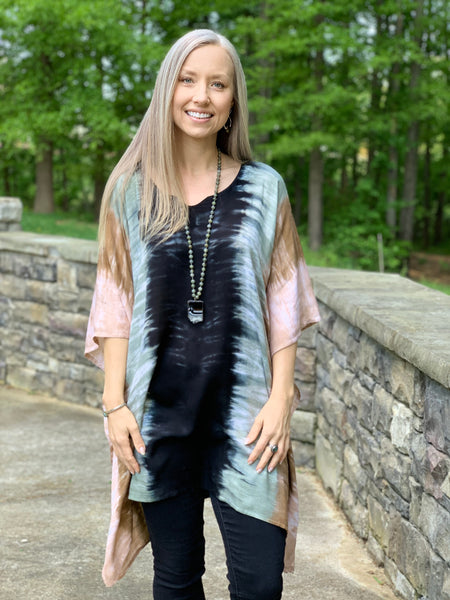 Boho camo tunic