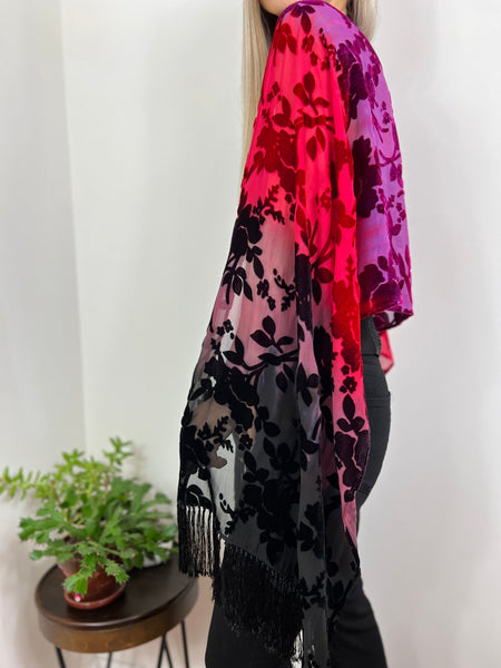 Surrender velvet shawl