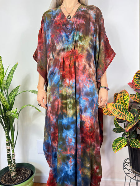 Earthy rainbow maxi