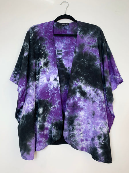 Purple/black cardigan