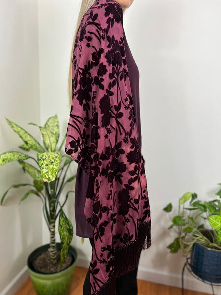 Surrender velvet shawl
