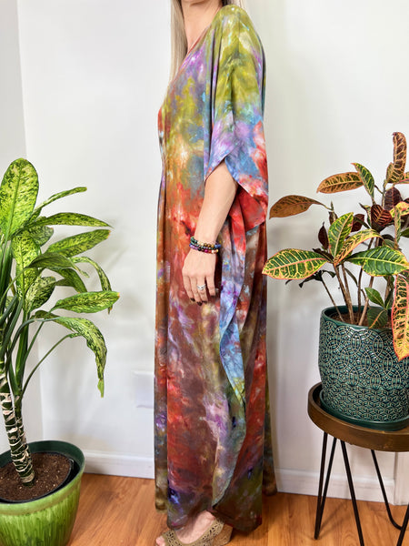 Earthy rainbow maxi