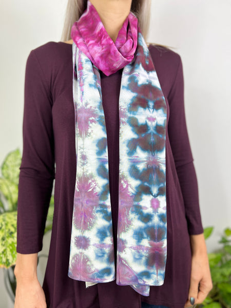 Shibori bamboo scarf