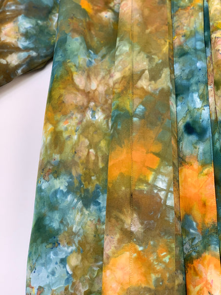 Sunlit forest kimono robe