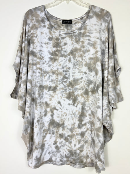 Round neck dolman top