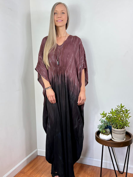 Earthy rainbow maxi