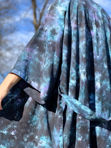 Dark matter kimono robe