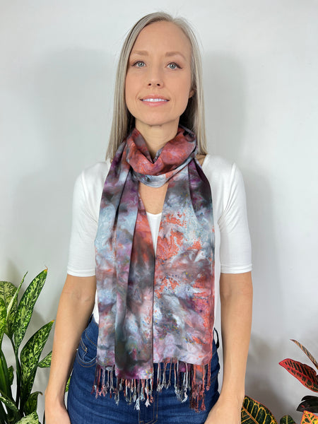 Oversized tassel scarf