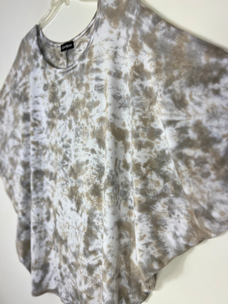 Round neck dolman top