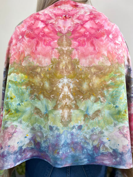 Oversized tassel scarf