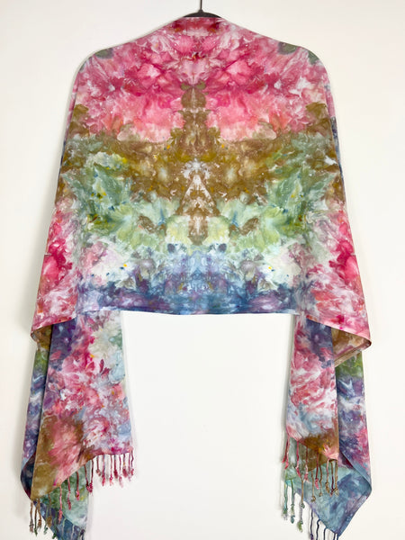 Oversized tassel scarf