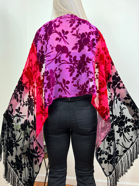 Surrender velvet shawl