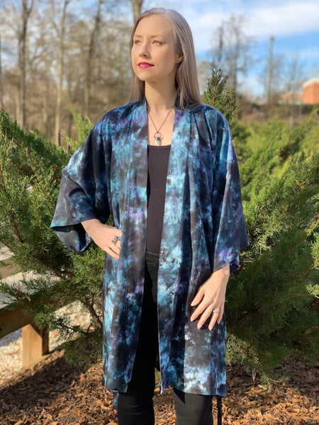 Kimono robe (storm clouds)