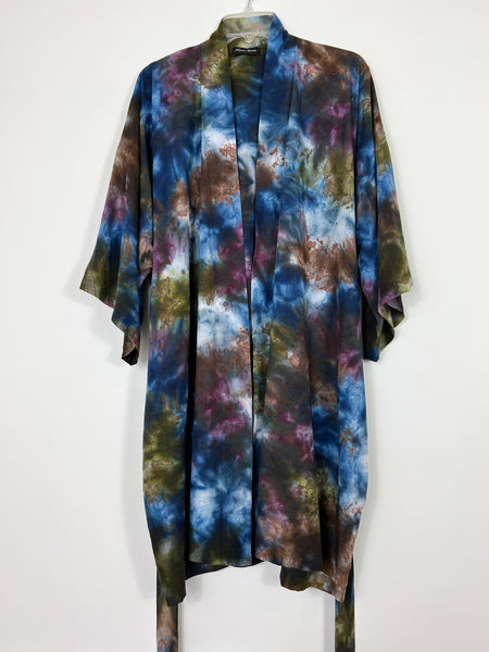 Kimono robe (storm clouds)