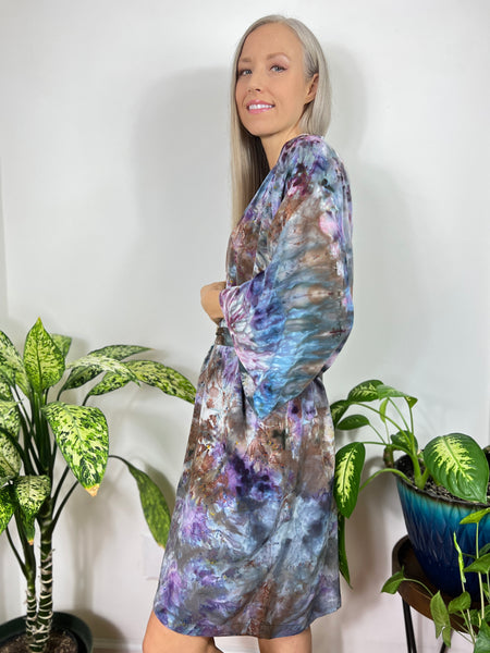 Kimono robe (storm clouds)