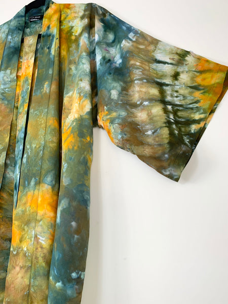 Kimono robe (storm clouds)