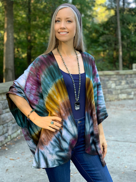 Retro rainbow cardigan