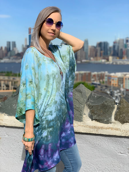 Turquoise sea tunic
