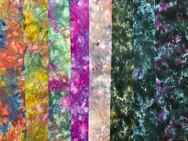 Shibori bamboo scarf