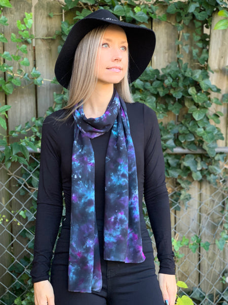 Shibori bamboo scarf