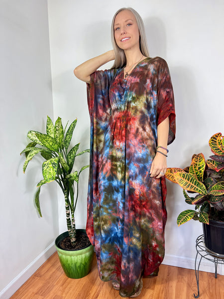 Earthy rainbow maxi