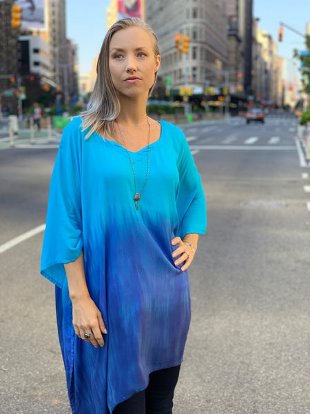 Turquoise sea tunic