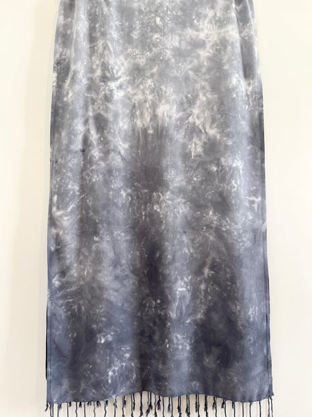 Oversized tassel scarf