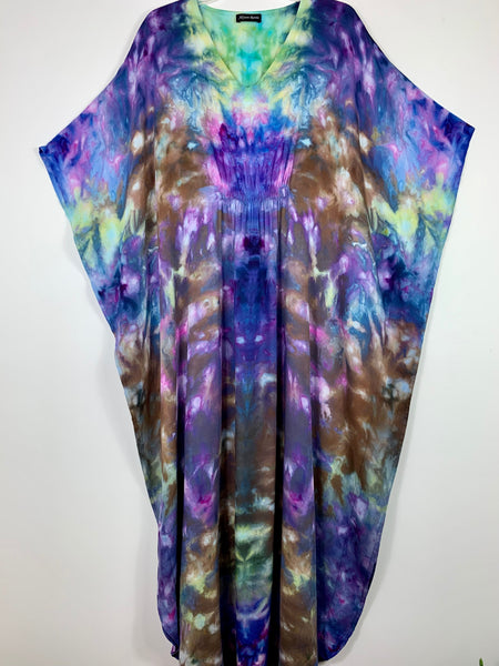 Purple/black ombré maxi