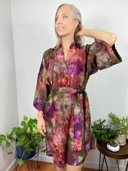 Kimono robe (storm clouds)