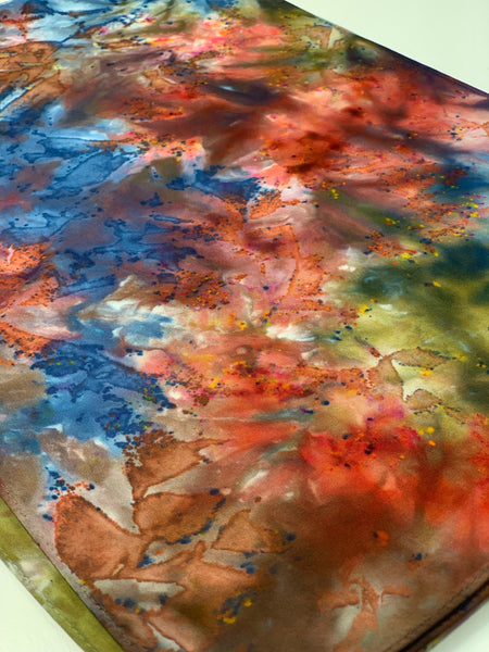 Shibori bamboo scarf