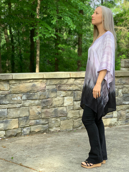 Purple sunset tunic