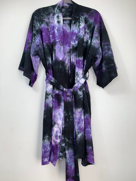 Dark matter kimono robe