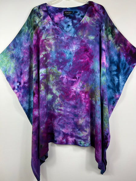 Teal/black ombre tunic