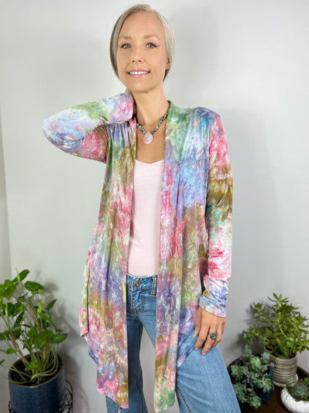 Abalone stretch cardigan