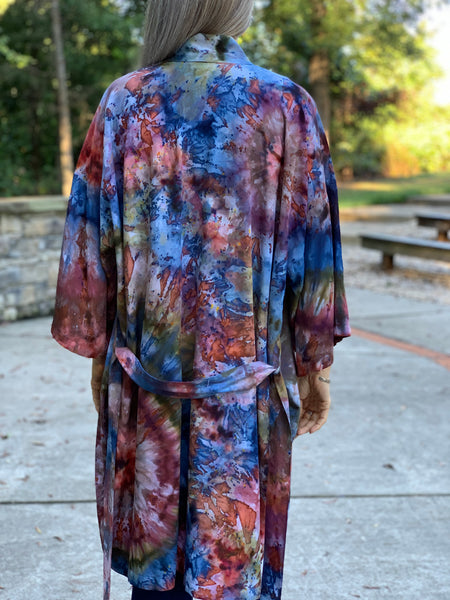 Ocean breeze kimono robe