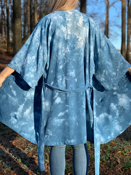 Dark matter kimono robe