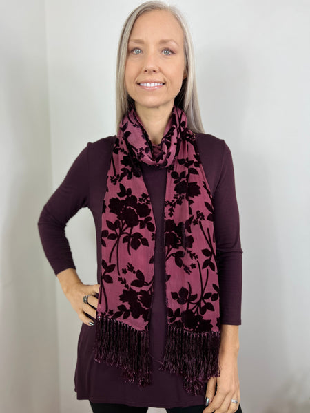 Surrender velvet shawl
