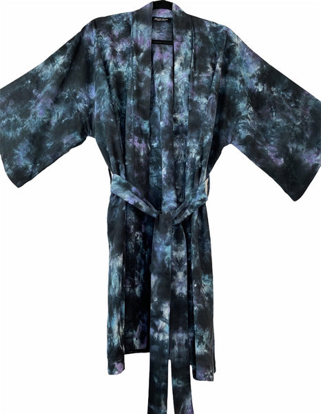 Kimono robe (storm clouds)