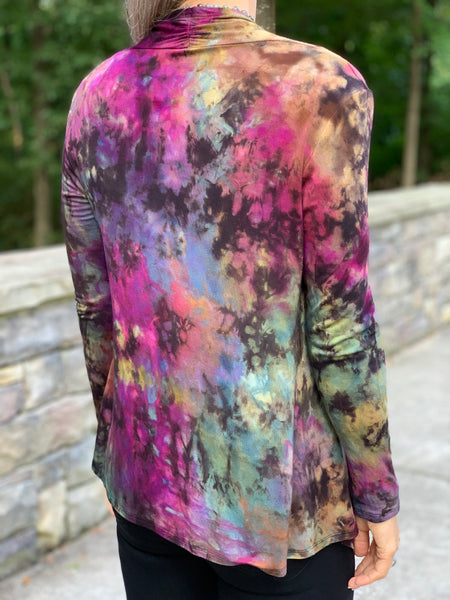 Reverse rainbow cardigan
