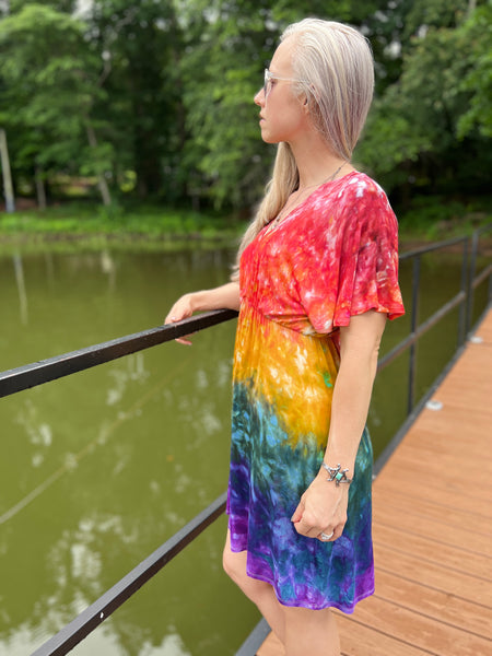 Kimono sleeve dress