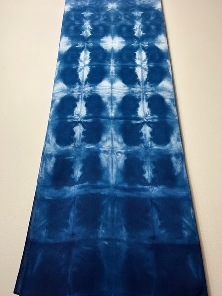 Shibori bamboo scarf