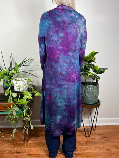 Hi low duster w/ pockets