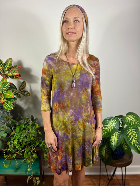 3/4 sleeve dress w/ pockets