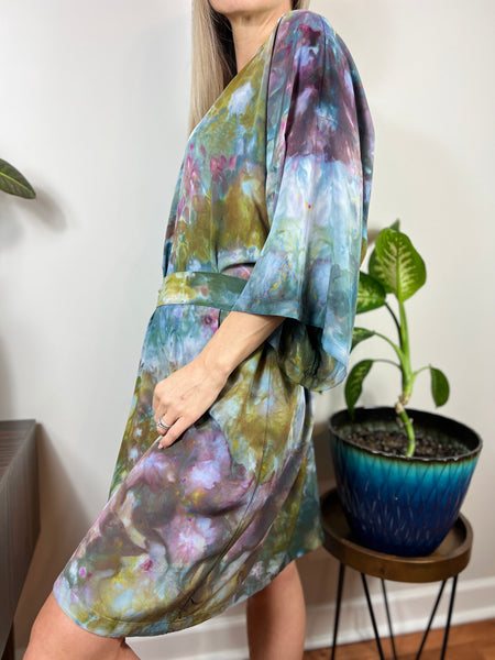 Mystical forest kimono robe