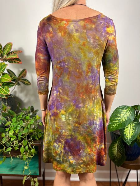 3/4 sleeve dress w/ pockets