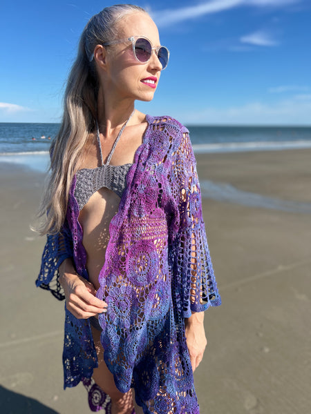 Crochet kimono