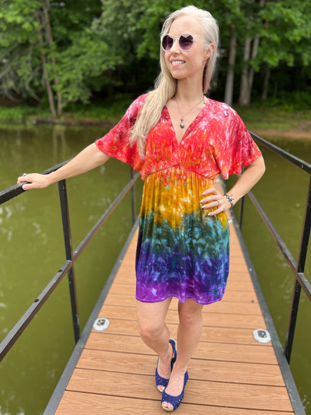 Kimono sleeve dress
